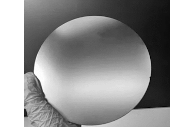 Пластина Ø200 мм после двухсторонней шлифовки